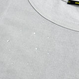 キュービックウィメンズタイ半袖Tシャツ_ライトグレー