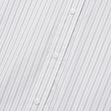 KIRSH プレーンストライプルーズフィットシャツ [WHITE]