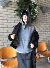 フリースフィンガーホールパーカー