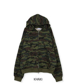 Kokia Camo Two Way Hooded Zip-Up