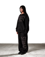 NO STRESS HOTFIX SET SWEATPANTS BLACK