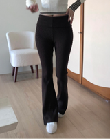 ben over low ribbed bootcut knit pt