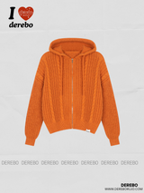 Margaret Wool Knitwear Zip-Up Cardigan