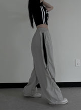 side zipper color pants (summer) (2color)