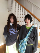 【即日発送】YWD ウェルカムTシャツ_チャコール (1color)