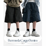 Dream Bermuda Sanji Cargo Denim Shorts