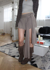 FLARE TIE SKIRT