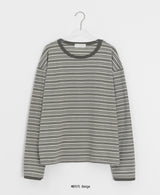 [unisex] Maje Stripe Over Long Sleeve Tee