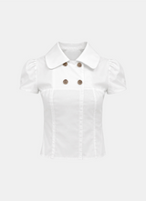 Odette Double Button Blouse