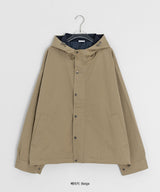 [unisex] Caranne Color Matching Hood Bomber Jacket