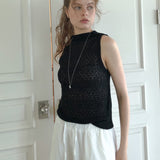 Elrocio neck vest (black)