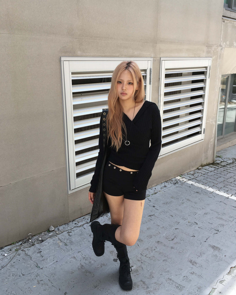 Eyelet shorts