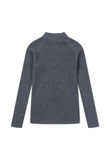ゴルジ セミジップアップ マッスルフィット ニット