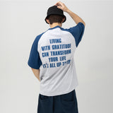 エグザンプルアップトゥーユーラグラン半袖Tシャツ