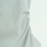 Lace Ribbon Shirred Off-Shoulder Tee 231837298