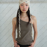 シングルバックルスリーブレス_khaki