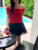 [MADE] SAYLIN PINTUCK MINI SKIRT