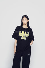 24FW オールドスクールクラックプリンティングショートスリーブTシャツブラック