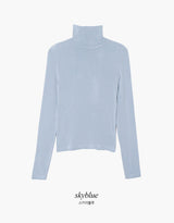 ベーシックスリムフィットタートルネックTシャツ (5color)