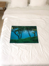 Blue river foot mat