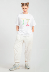 ピナコラーダレースTシャツ ホワイト