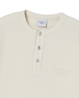 26SS ADLV ヘンリーネックワッフル長袖Tシャツ