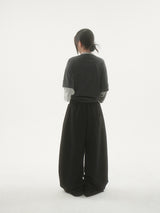 ナンバード68ベルトスウェットパンツ -3C