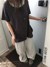 ラナヒレイヤードポケットショートスリーブT