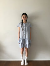 Twin Shirt フリルワンピース (2color)