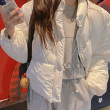 gelato pastel cropped padded jacket