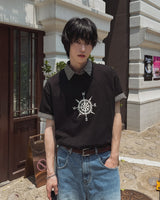 サンディアルプリンティングショートスリーブTシャツ
