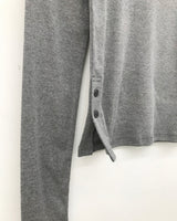 Bias snap long sleeve (4color)