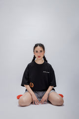 FAITH FADE CHILDHOOD MEMORIES - Rocket Oversized Tee (Black)