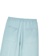 WASHED WIDE SWEATPANTS LIGHT BLUE