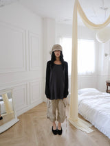 pocket raglan long t