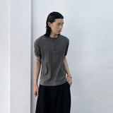 Linear Vintage Silhouette Short-sleeve