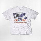 ファイアブルーオーバーフィットTシャツ - 4COLOR