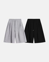 Bant Heavy Sweat Four-Tuck Bermuda Pants