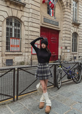 Mori Check Tennis Skirt