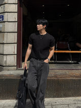 ショルダー ヒドゥン リンガー Tシャツ