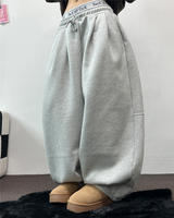 SWEAT BALLOON BACK POINT LONG PANTS🤎🖤🩶3COLOR