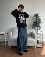 Side Snap Denim Pants
