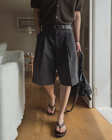 Hilla Pintuck Bermuda Slacks