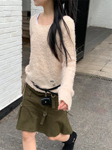 BOUCLE DAMAGE LOOSE KNIT (2C)