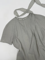 [Tie SET] Suela Balloon Fit Short Sleeve Blouse