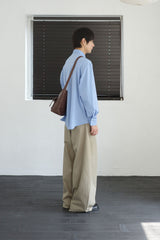 tailored wide slacks