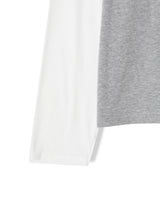 ミックスレイヤードロングスリーブTシャツ