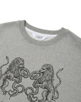 Salvation Lion スウェットシャツ/メランジグレー