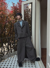 Comel Wool Balloon Slacks