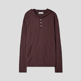 No.1166 T thin henly neck hood T (4color)